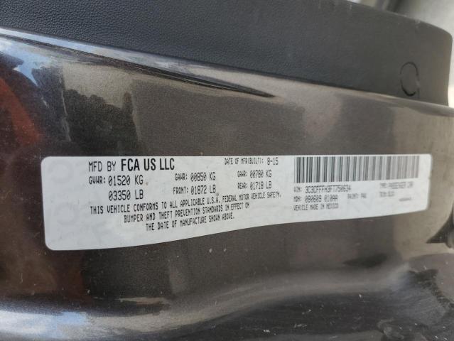 Photo 10 from auction – 2015 FIAT 500 ABARTH with VIN 3C3CFFFH3FT750634