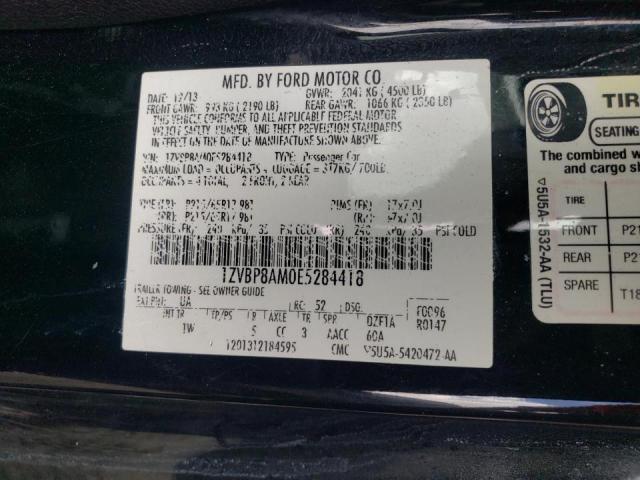 Photo 10 from auction – 2014 FORD MUSTANG with VIN 1ZVBP8AM0E5284418