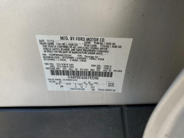 Photo 10 from auction – 2013 FORD TAURUS SHO with VIN 1FAHP2KT6DG192240