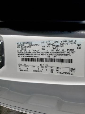Photo 10 from auction – 2014 FORD ESCAPE TIT with VIN 1FMCU0J92EUA39232