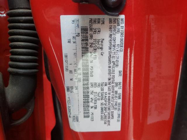 Photo 10 from auction – 2015 FORD FOCUS SE with VIN 1FADP3F26FL285338