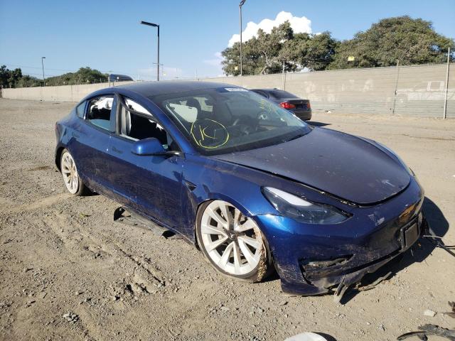 TESLA MODEL 3 2022 with VIN 5YJ3E1EA1NF185450 - Photo from auction