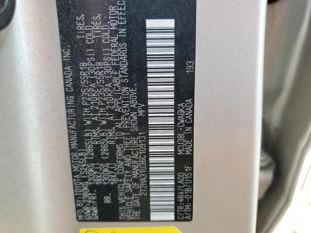 Photo 10 from auction – 2006 LEXUS RX 330 with VIN 2T2HA31U36C109131