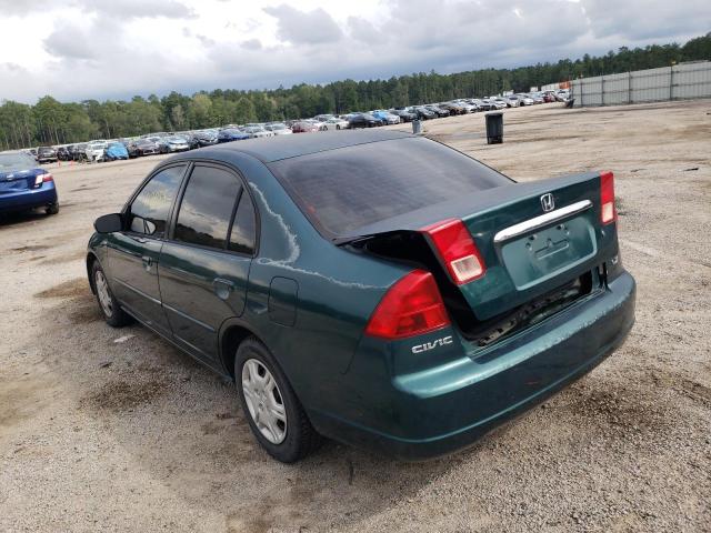 Photo 3 from auction – 2002 HONDA CIVIC LX with VIN 2HGES16572H516669