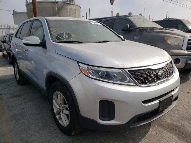 KIA SORENTO LX 2014 with VIN 5XYKT3A60EG482183 - Photo from auction