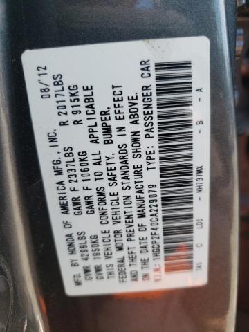 Photo 10 from auction – 2012 HONDA ACCORD LXP with VIN 1HGCP2F40CA229079