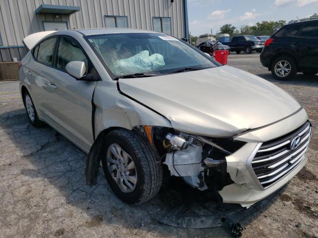 HYUNDAI ELANTRA SE 2017 with VIN 5NPD74LF6HH065583 - Photo from auction
