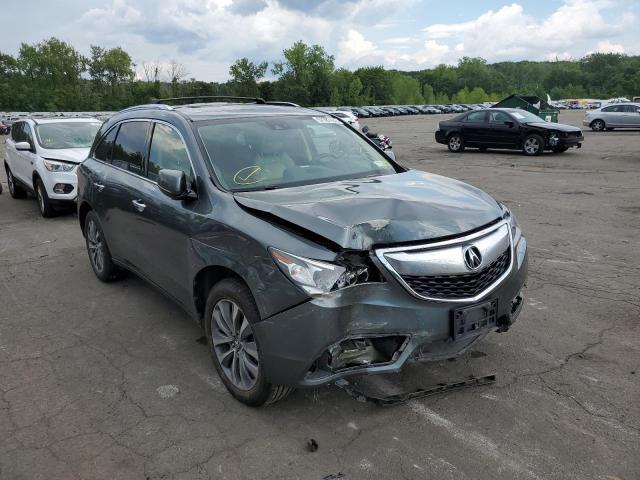 ACURA MDX TECHNO 2014 with VIN 5FRYD4H46EB027166 - Photo from auction