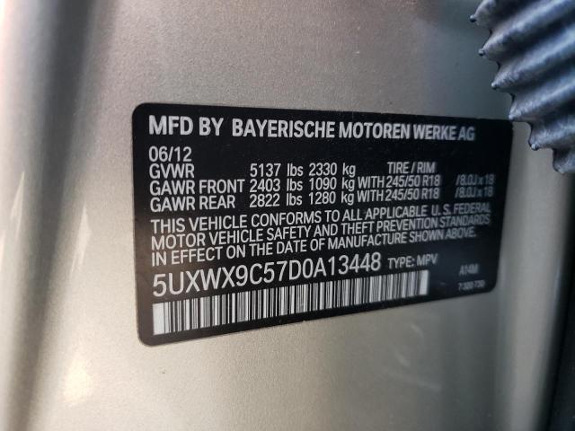 Photo 10 from auction – 2013 BMW X3 XDRIVE2 with VIN 5UXWX9C57D0A13448