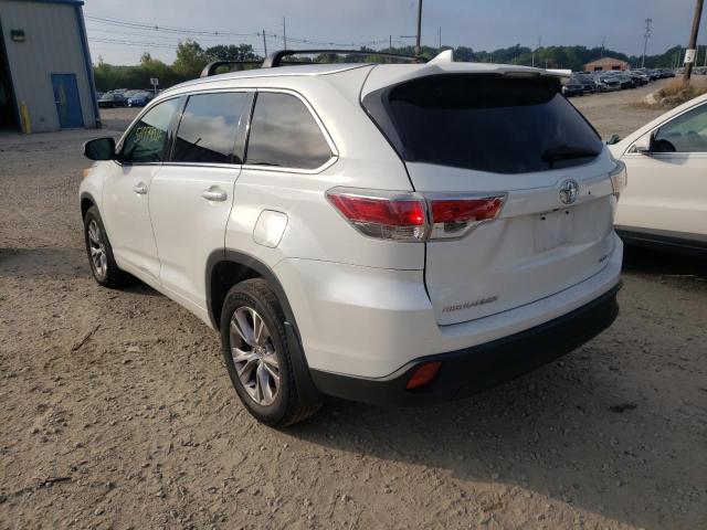 Photo 3 from auction – 2015 TOYOTA HIGHLANDER with VIN 5TDJKRFH7FS085943