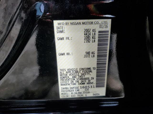 Photo 10 from auction – 2016 NISSAN ALTIMA 3.5 with VIN 1N4BL3AP1GC160531