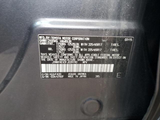 Photo 10 from auction – 2015 TOYOTA RAV4 XLE with VIN JTMRFREV2FJ039190