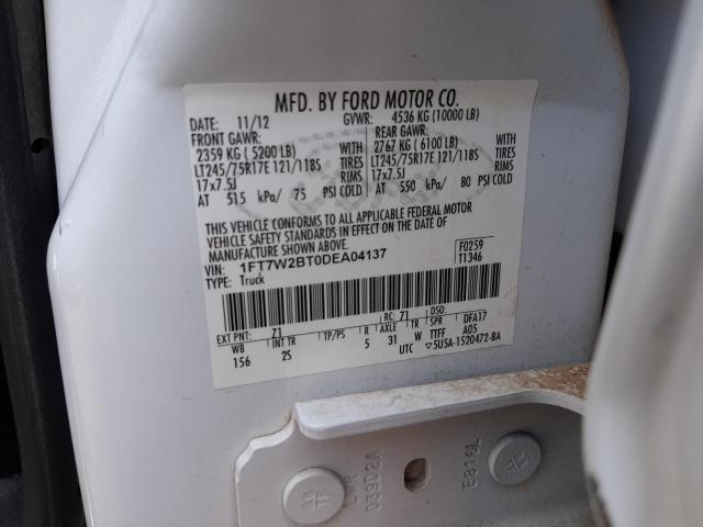Photo 10 from auction – 2013 FORD F250 SUPER with VIN 1FT7W2BT0DEA04137