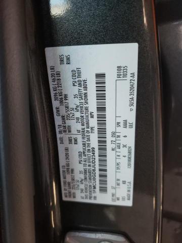 Photo 10 from auction – 2018 FORD ESCAPE SE with VIN 1FMCU0GD8JUD23499