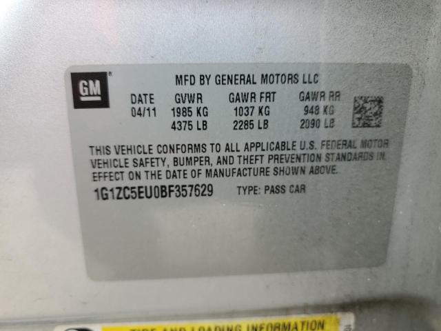 Photo 10 from auction – 2011 CHEVROLET MALIBU 1LT with VIN 1G1ZC5EU0BF357629