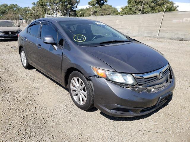 HONDA CIVIC EXL 2012 with VIN 2HGFB2F90CH590871 - Photo from auction