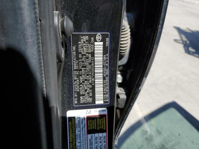 Photo 10 from auction – 2013 TOYOTA CAMRY L with VIN 4T1BF1FK3DU264412