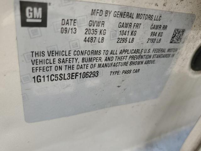 Photo 10 from auction – 2014 CHEVROLET MALIBU 1LT with VIN 1G11C5SL3EF106293