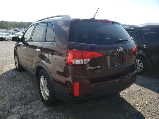 Photo 3 from auction – 2014 KIA SORENTO LX with VIN 5XYKTCA68EG541528