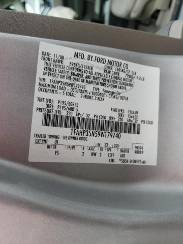 Photo 10 from auction – 2009 FORD FOCUS SE with VIN 1FAHP35N59W179740