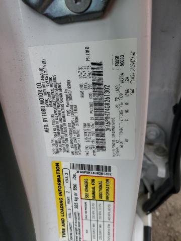 Photo 10 from auction – 2016 FORD FUSION SE with VIN 3FA6P0H74GR261302