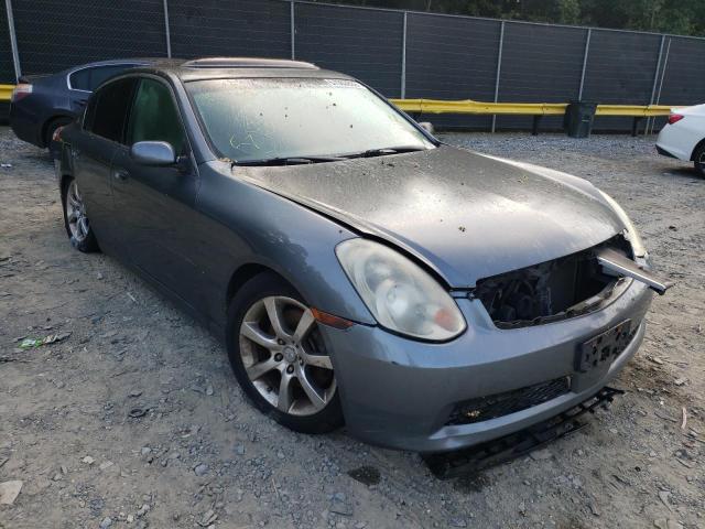 INFINITI G35 2006 with VIN JNKCV51E56M506428 - Photo from auction
