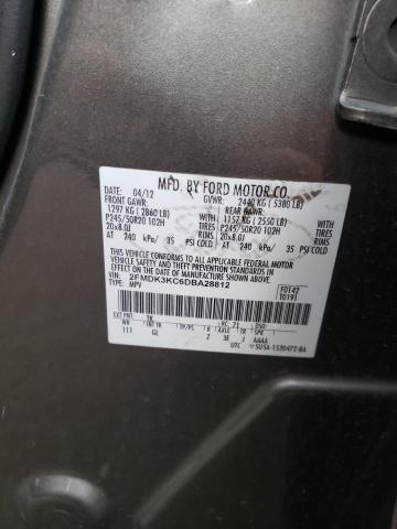Photo 10 from auction – 2013 FORD EDGE LIMIT with VIN 2FMDK3KC6DBA28812