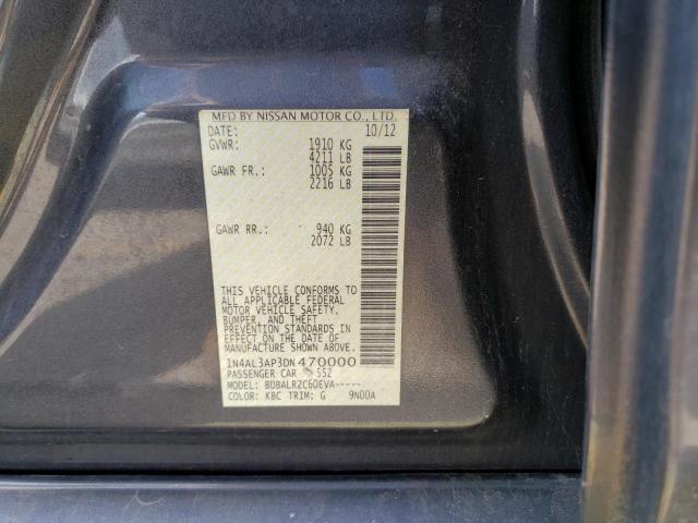 Photo 10 from auction – 2013 NISSAN ALTIMA 2.5 with VIN 1N4AL3AP3DN470000