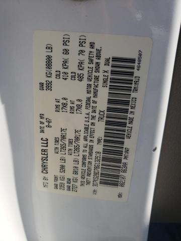 Photo 10 from auction – 2008 DODGE RAM 2500 S with VIN 3D7KS28D78G132918