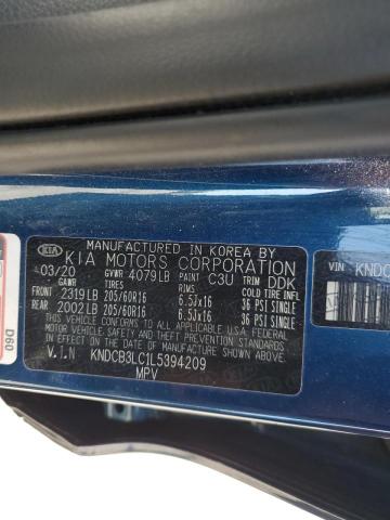 Photo 10 from auction – 2020 KIA NIRO LX with VIN KNDCB3LC1L5394209
