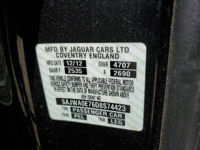 Photo 10 from auction – 2013 JAGUAR XF with VIN SAJWA0E76D8S74423