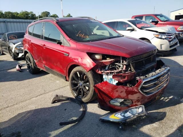 FORD ESCAPE SE 2018 with VIN 1FMCU9GD4JUA64126 - Photo from auction