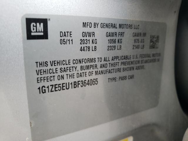 Photo 10 from auction – 2011 CHEVROLET MALIBU LTZ with VIN 1G1ZE5EU1BF364065