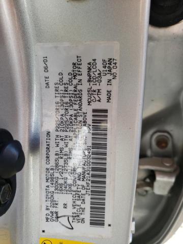 Photo 10 from auction – 2001 TOYOTA HIGHLANDER with VIN JTEHF21A310032491
