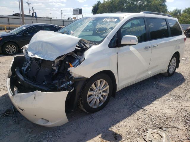 Photo 2 from auction – 2017 TOYOTA SIENNA XLE with VIN 5TDYZ3DC7HS850604