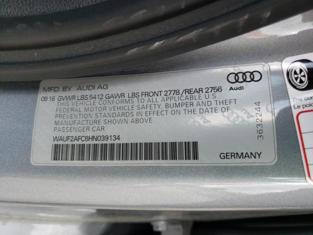 Photo 10 from auction – 2017 AUDI A6 with VIN WAUF2AFC6HN039134