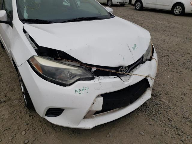 Photo 9 from auction – 2015 TOYOTA COROLLA L with VIN 2T1BURHE8FC367051