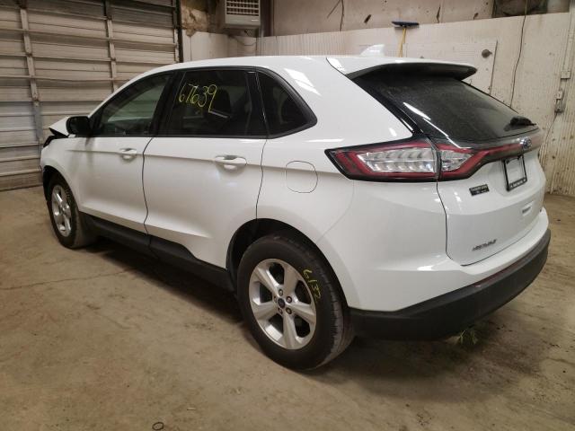 Photo 3 from auction – 2017 FORD EDGE SE with VIN 2FMPK4G93HBC68700