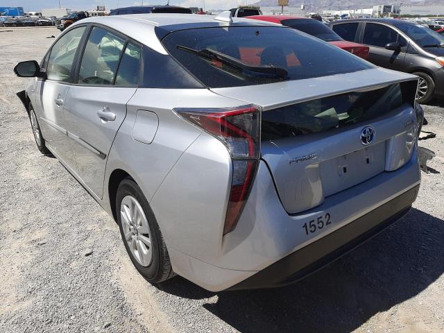 Photo 3 from auction – 2016 TOYOTA PRIUS with VIN JTDKBRFU8G3507464