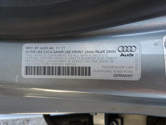 Photo 10 from auction – 2012 AUDI A7 PREMIUM with VIN WAUYGAFC1CN079740