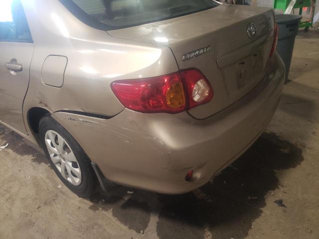 Photo 9 from auction – 2009 TOYOTA COROLLA BA with VIN 2T1BU40E19C075227