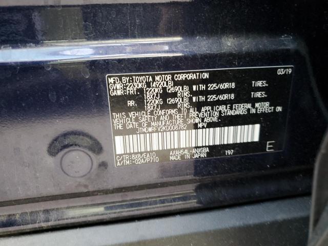 Photo 10 from auction – 2019 TOYOTA RAV4 LIMIT with VIN JTMDWRFV2KD008782