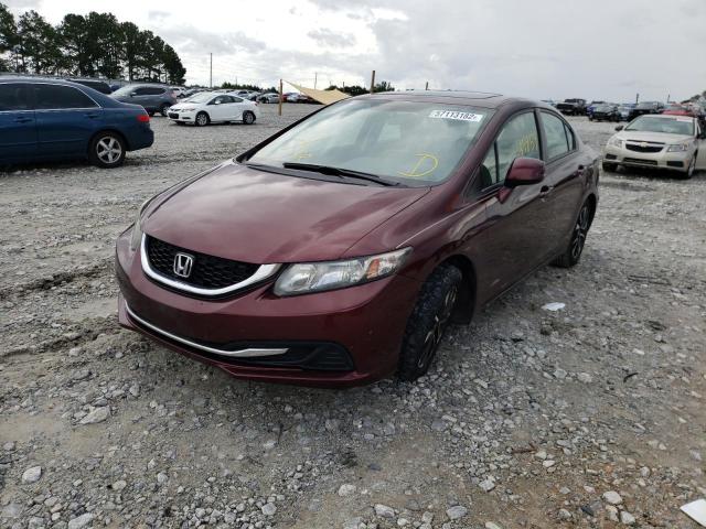 Photo 2 from auction – 2013 HONDA CIVIC EX with VIN 19XFB2F88DE204765