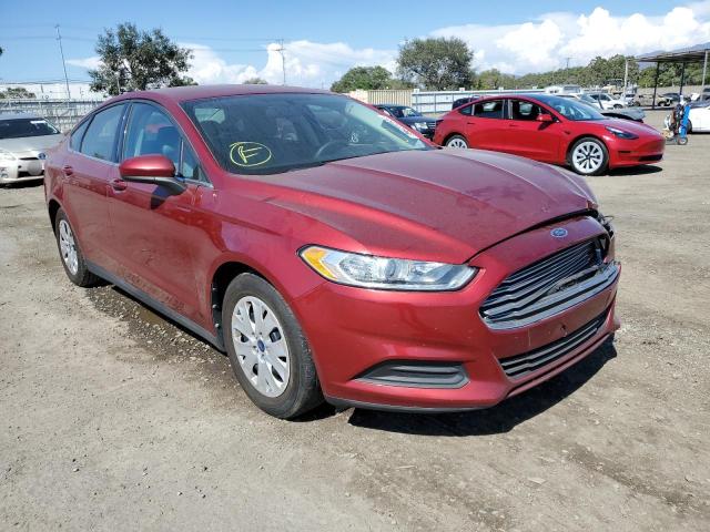FORD FUSION S 2013 with VIN 3FA6P0G71DR126906 - Photo from auction