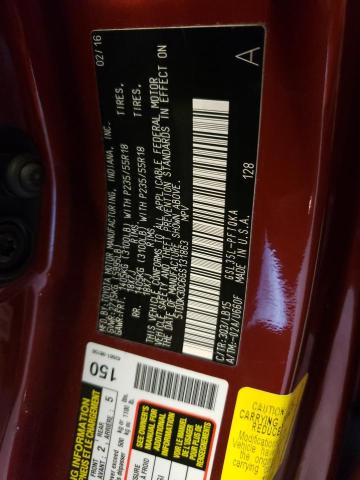 Photo 10 from auction – 2016 TOYOTA SIENNA XLE with VIN 5TDDK3DC6GS131863