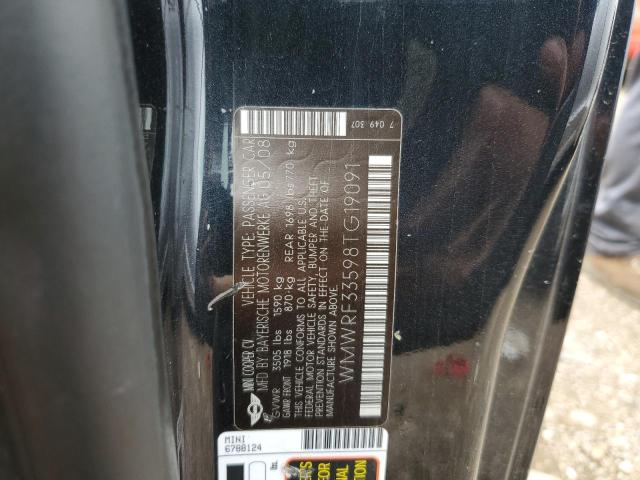 Photo 10 from auction – 2008 MINI COOPER with VIN WMWRF33598TG19091