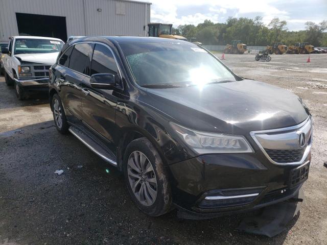 ACURA MDX TECHNO 2014 with VIN 5FRYD3H45EB001264 - Photo from auction