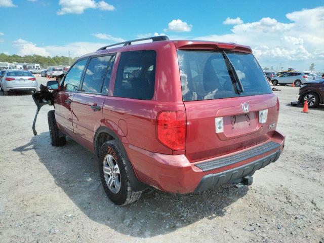 Photo 3 from auction – 2005 HONDA PILOT EX with VIN 2HKYF18425H569375