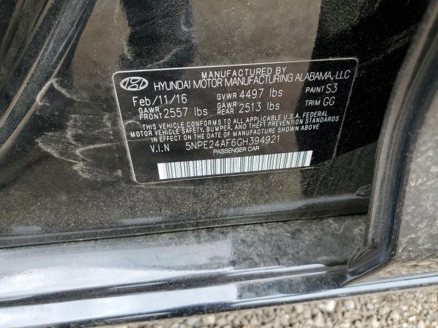 Photo 10 from auction – 2016 HYUNDAI SONATA SE with VIN 5NPE24AF6GH394921