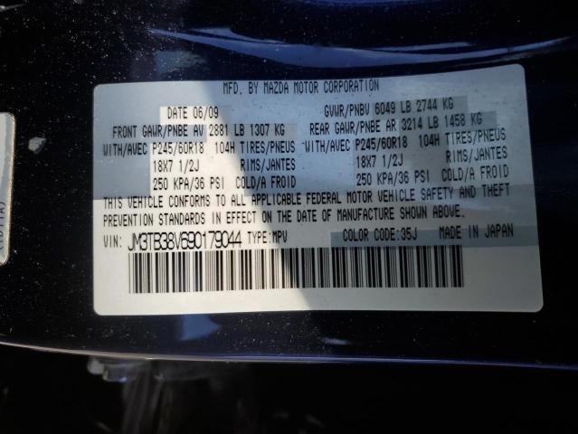 Photo 10 from auction – 2009 MAZDA CX-9 with VIN JM3TB38V690179044